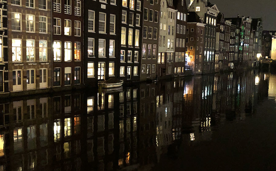 Amsterdam at night